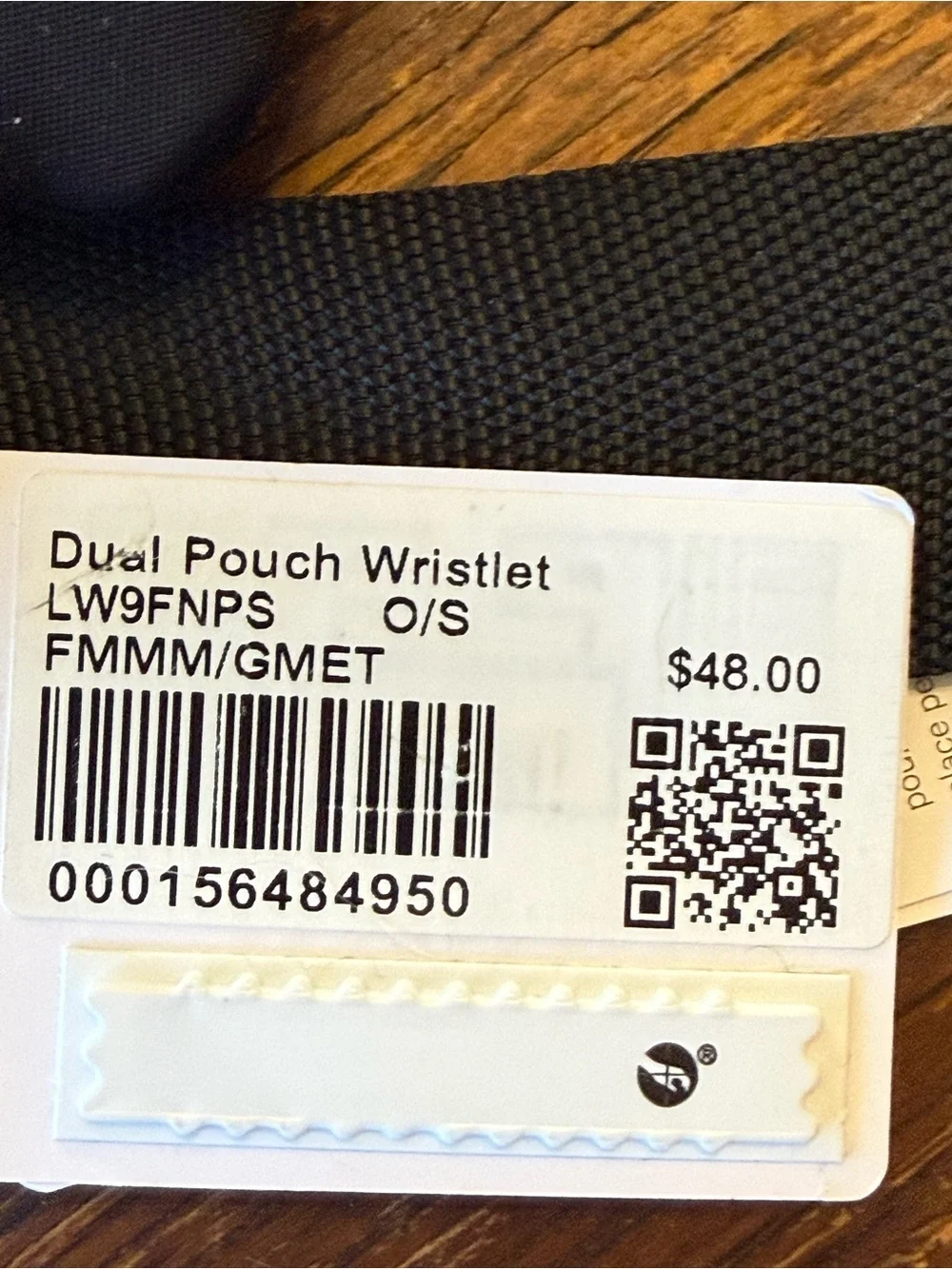 NWT Lululemon dual pouch wristlet
